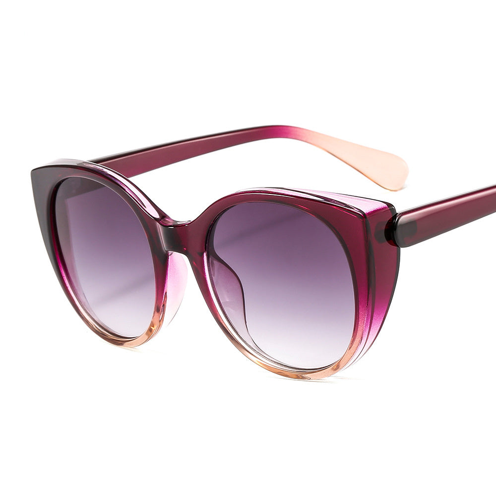 Contrasting color sunglasses for men and women